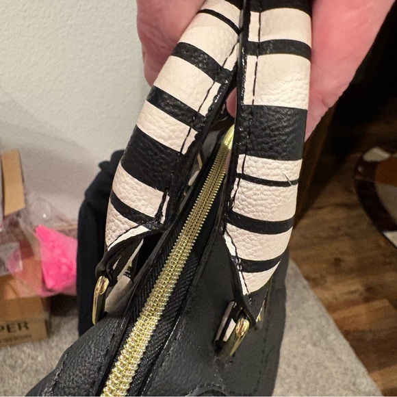 Betsey Johnson Black Quilted Satchel with Dust Bag - Picture 12 of 12